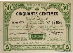 50 Centimes TUNISIA  1920 P.48 UNC-