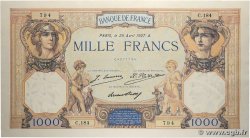 1000 Francs CÉRÈS ET MERCURE FRANCE  1927 F.37.01