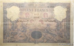 100 Francs BLEU ET ROSE FRANCE  1894 F.21.07