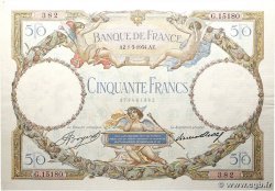 50 Francs LUC OLIVIER MERSON type modifié FRANCE  1934 F.16.05 TTB