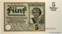 5 Rentenmark ALLEMAGNE  1926 P.169