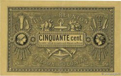 50 Centimes ÎLE DE LA RÉUNION  1879 P.08 SUP+