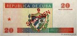20 Pesos convertibles Spécimen CUBA  1994 P.FX41s pr.NEUF