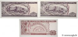 50 et 100 Pesos Lot CUBA  2001 P.119c , P.123a et P.124a UNC