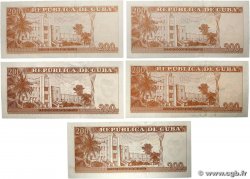 200 Pesos Lot CUBA  2018 P.130 SC+