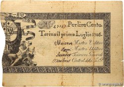 100 Lire ITALIA Turin 1786 PS.122a MBC+