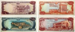 50 au 1000 Pesos Oro Lot RÉPUBLIQUE DOMINICAINE  1985 P.121bs2 au P.124bs NEUF