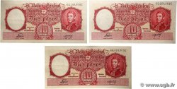 10 Pesos Lot ARGENTINA  1942 P.265b MBC+
