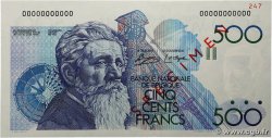 500 Francs Spécimen BELGIQUE  1980 P.141s NEUF