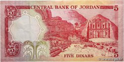 5 Dinars JORDANIE  1975 P.19 TTB
