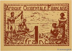 1 Franc AFRIQUE OCCIDENTALE FRANÇAISE (1895-1958)  1944 P.34b