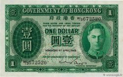 1 Dollar HONG KONG  1949 P.324a AU