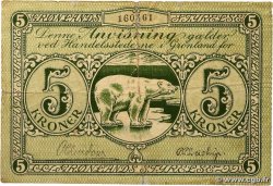 5 Kroner GROENLAND  1945 P.15d B