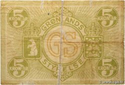 5 Kroner GROENLAND  1945 P.15d B