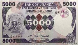 5000 Shillings OUGANDA  1986 P.24b pr.NEUF