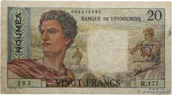 20 Francs NOUVELLE CALÉDONIE  1954 P.50c RC