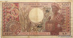 500 Francs BEAC type 1980 CHAD  1980 A.282a G