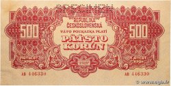 500 Korun Spécimen CZECHOSLOVAKIA  1944 P.049s AU