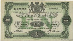 1 Krona SUÈDE  1921 P.32h AU