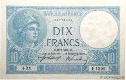 10 Francs MINERVE FRANCIA  1916 F.06.01