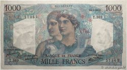 1000 Francs MINERVE ET HERCULE FRANCE  1947 F.41.18 XF+