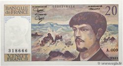 20 Francs DEBUSSY FRANCE  1982 F.66.03A9 NEUF