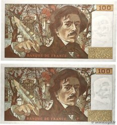 100 Francs DELACROIX Lot FRANCE  1978 F.68.01 TTB