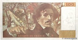 100 Francs DELACROIX 442-1 & 442-2 FRANCE  1994 F.69ter.01a TTB