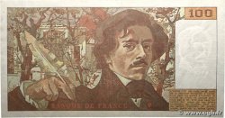100 Francs DELACROIX imprimé en continu FRANCE  1991 F.69bis.04b pr.TTB
