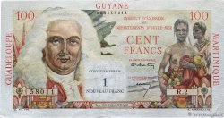 1 NF sur 100 Francs La Bourdonnais FRENCH ANTILLES  1960 P.01