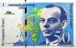 50 Francs SAINT-EXUPÉRY FRANCE  1992 F.72.01aN NEUF