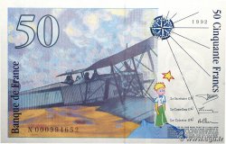50 Francs SAINT-EXUPÉRY FRANCE  1992 F.72.01aN NEUF
