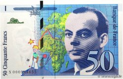 50 Francs SAINT-EXUPÉRY FRANCE  1992 F.72.01aN NEUF