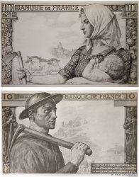 10 Francs MINEUR Photo FRANCE  1939 F.08.00p pr.NEUF