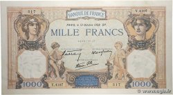 1000 Francs CÉRÈS ET MERCURE type modifié FRANCIA  1938 F.38.29