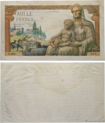 1000 Francs DÉESSE DÉMÉTER Épreuve FRANCE  1942 F.40.00e SUP