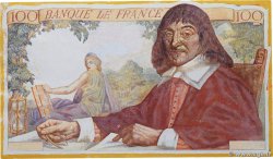 100 Francs DESCARTES Épreuve FRANCE  1942 F.27.00e SPL
