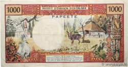 1000 Francs TAHITI  1977 P.27b TTB
