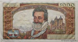 50 NF sur 5000 Francs HENRI IV FRANKREICH  1959 F.54.02 fVZ