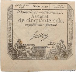 50 Sols FRANCE  1793 Ass.42c