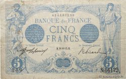 5 Francs BLEU FRANCIA  1917 F.02.47 RC+
