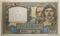 20 Francs TRAVAIL ET SCIENCE FRANCE  1941 F.12.18