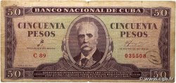 50 Pesos CUBA  1961 P.098a