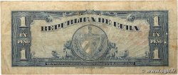 1 Peso CUBA  1960 P.077b q.MB