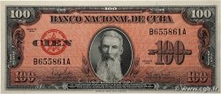 100 Pesos CUBA  1959 P.093a