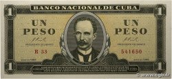 1 Peso CUBA  1966 P.100a