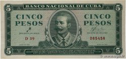 5 Pesos CUBA  1961 P.095a