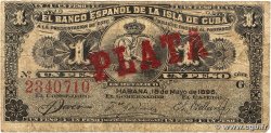 1 Peso CUBA  1896 P.047b