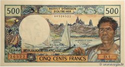 500 Francs NEW CALEDONIA  1970 P.60a AU+