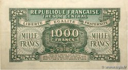 1000 Francs MARIANNE THOMAS DE LA RUE FRANCE  1945 VF.13.02 TTB